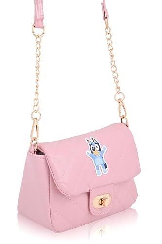 Image of Disney Stitch, Hello Kitty or Bluey Mini Purse Crossbody Handbag for Women | Leather Women's Shoulder Handbag with Logo