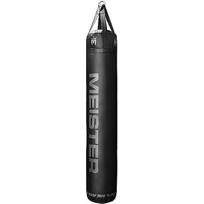 Meister 110lb Filled Muay Thai Heavy Bag - 6ft Professional Kicking & Punching Bag