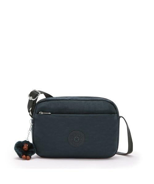 Kipling Damian petit sac à bandoulière nylon noir poches zippées femme