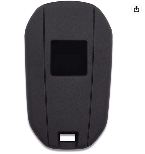 SALPIE Silicone Shell for Remote Control 3 Keys Citroen Cactus C3 C4 C5 C6 C8 C4L DS3 DS4 DS5 Picasso Xsara and Peugeot 208 301 308 408 508 2008 3008 5008 RCZ (See compatibility in photos) (Black) - Image 2