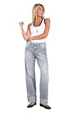 Finition : Délavé Le Temps des Cerises Jeans Loose, Large 400/28 Loose Taille Haute