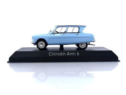 Norev CIT Friend Ami 6 1966 1:43 Azul Monte Carlo miniatura 2