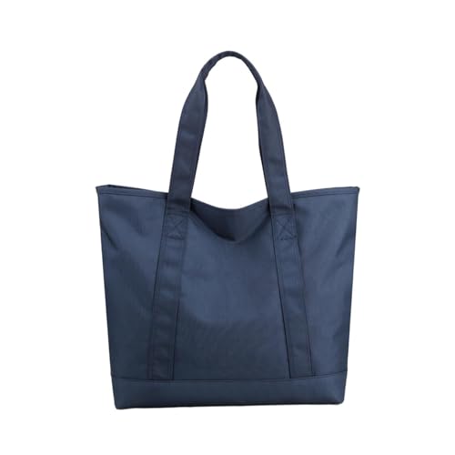 Qianly Bolsa Tote Feminina Estilo Satchel para Festas e Viagens, Azul