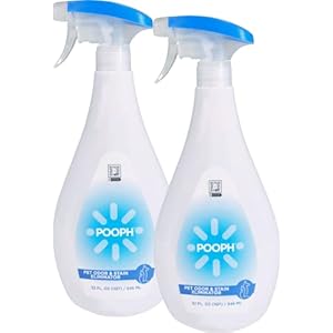 Pooph Pet Odor Eliminator Spray, Dismantles Odors – For Dogs, Cats, Urine, Furniture