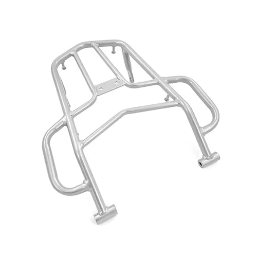 バイク リアキャリア リアテールラックトップボックスケーススーツケースキャリアボードCRF 300 LオートバイアクセサリーCRF300L CRF300 に適合する ラリー 2021 2022 2023に適合する リアラゲッジラックブ(Silver A2)