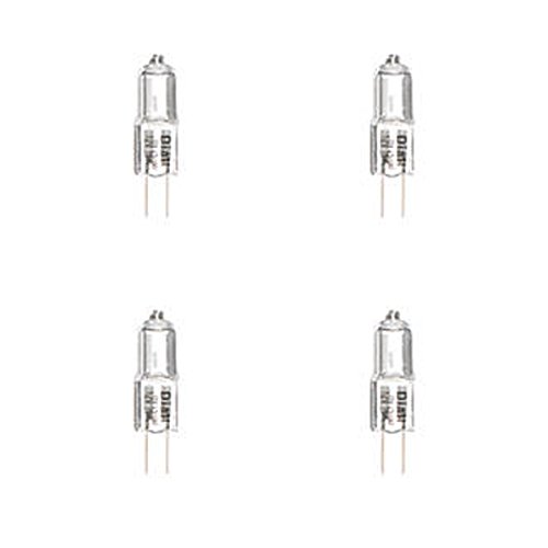 Diall Halogen Capsule Light Bulbs G4 470lm 12V 25W 4 Pack Warm White 2000 hours Dimmable