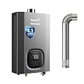 Ranein × Vancepic Tankless Water Heater Natural Gas, Max 4.3 GPM 100,000 BTU Indoor On Demand Instant Hot Water Heater with Smart Temperature Control V-RH10K-NG-01A