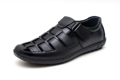 Image of ARAMISH Men,s Genuine Leather Fisherman Sandals