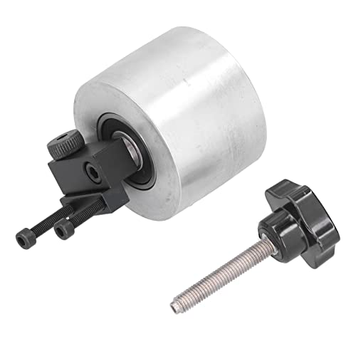 Belt Grinder Tracking Wheel, Aluminum Alloy Drive Wheel for Belt Machine Woodworking 1000 RPM/min