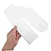 ibasenice 1pair Comfortable White Socks for Men and Women Fencing Socks for Soccer Softball and Football Breathable Thick for Youth and Adults