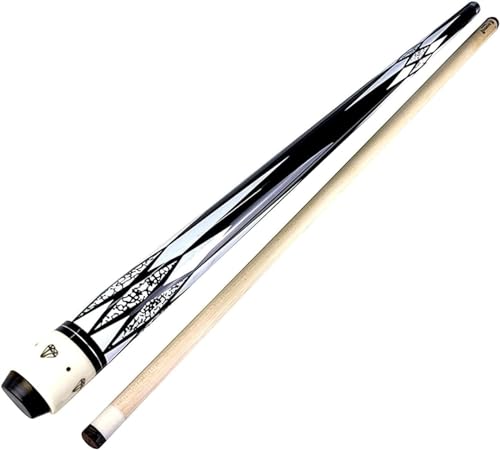 Taco de billar artesanal 57 pulg madera arce blanco miniatura 2