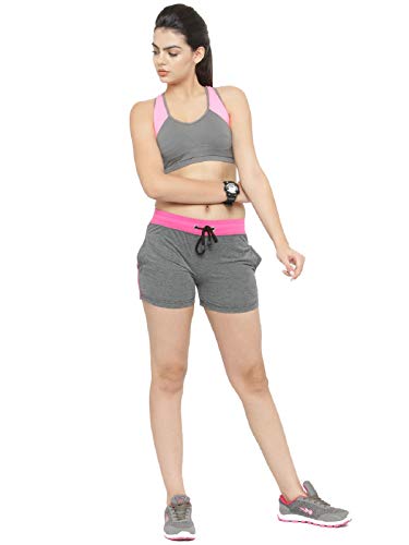 Image of UZARUS Women's Cotton Sports Gym Causal Shorts - Pack of 2