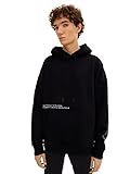 oversize pullover herren ebay Lockerer Kapuzenpullover mit Kängerutasche, Kordelzug an der Kapuze & Fotoprint auf der Rückseite , Mit zusätzlichem Schriftzug als Print am Ärmel & auf der Vorderseite , Mit Rippbündchen am Saum