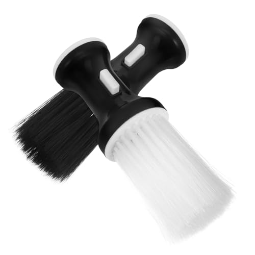 ERINGOGO 2piezas Cepillo Para Polvos De Cuello y Brocha Quitapelos Peluquería Mango Ergonómico y Base Vertical Para Limpieza Post Corte De Cabello Barbería y Salón