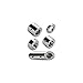 TheChainGang 2 Piece Ball Stretcher Weight, Surgical Steel Two Piece Ball Stretching Weights