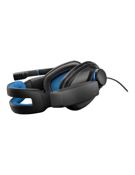 Image of Wired Over Ear Headphones with Mic (Blue /Black)