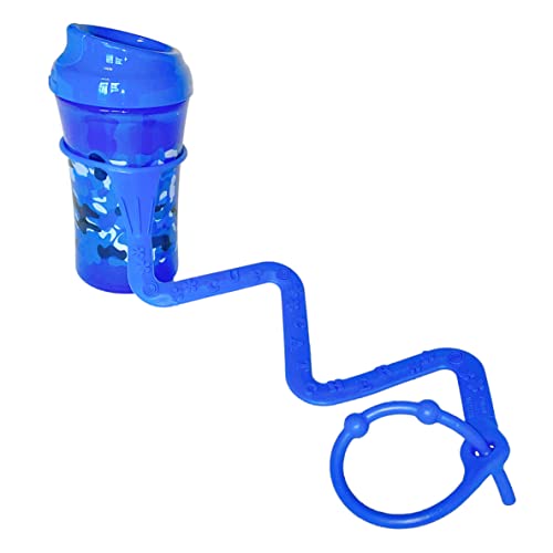 Brilli Baby Cup Catcher Sippy Cup & Toy Safety Tether - Navy - Catches the Cup, Keeps it Close & Clean