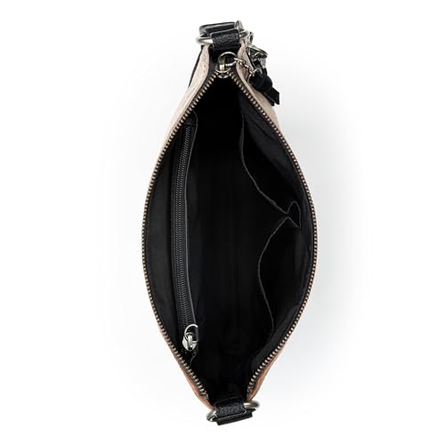 Image of The Sak Lucia Leather Crossbody Purse - Premium Leather Women's Handbag for Everyday & Travel - Cross Body Bag With Zipper