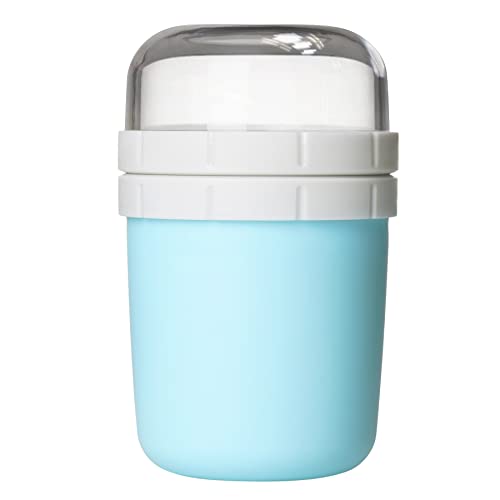 SveBake Taza para Cereales para Llevar, 500+200ml Bol para Cereales, sin BPA, Apta para lavavajillas, Vaso Cereales Yogur para Niños (Agua) Cover