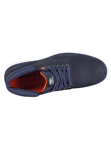 Image of Timberland Men's Bradstreet Leather Sensorflex Chukka Boots, Blue (Black Iris Nubuck W /Ripstop 19), 7 UK (41 EU)