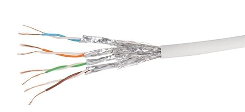 Labgear Cat 7 Ethernet Cable 10m White Shielded RJ45 Cat 7 Ethernet Patch Lead High-Speed Gigabit Network Cable, U/FTP 10Gbps 600Mhz/s RJ45 LAN Cable Internet Patch Cord - Image 2