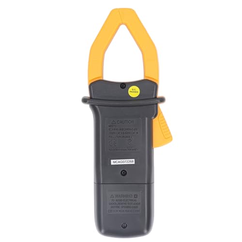 Pinza Amperimétrica Digital con Pantalla LCD Retroiluminada Multímetro para Medición de Corriente AC, Voltaje AC/DC, Resistencias, Diodos y Continuidad miniatura 7