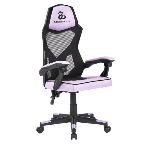 Miniatura 7 de NEWSKILL Eros Silla Gaming Ergonómica Respaldo Mallado Transpirable Morada