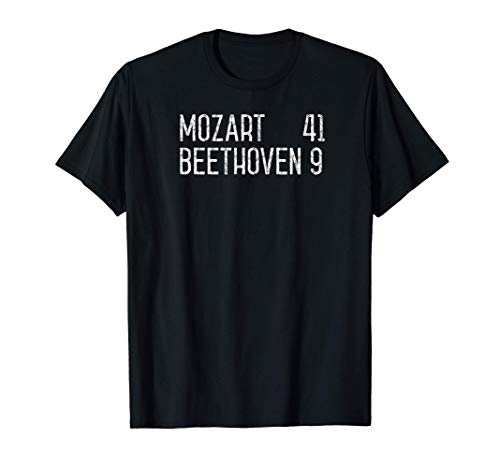Divertido Marcador De La Sinfónica De Mozart Beethoven Camiseta