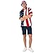 American Summer Men's Half Stars Half Stripes American Flag Patriotic Button Down Shirt for Men in X-Large