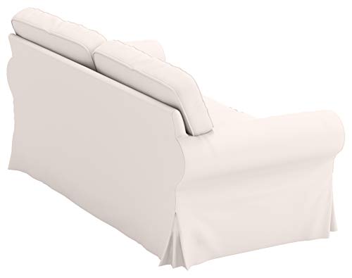 The Sofa Cover Replacement is Custom Made for IKEA Ektorp Loveseat Sofa. Cover Only. Ektorp Slipcover Replacement (2 Seat Loveseat, Beige Polyester)