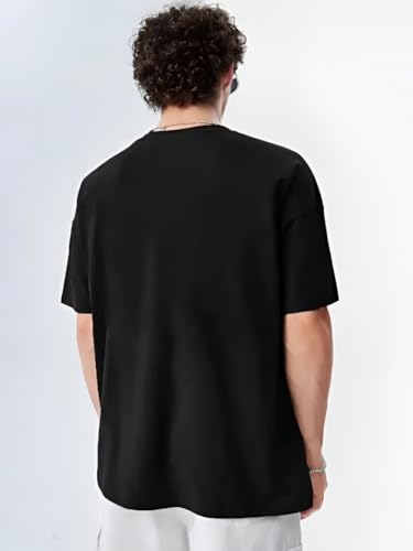 Image of Men Graphic Print Oversized T-Shirt | T Shirt for Men | Premium Cotton Half Sleeve Casual Streetwear Tee