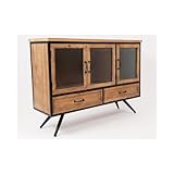 HOME EDELWEIS - Möbel mit 3 Türen und 2 Schubladen, 121 cm