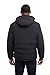 London Fog Men's Stretch Hooded Puffer, Black, Large