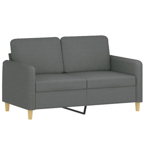 Gecheer 3-TLG. Sofagarnitur Polstersofa Loungesofa Couchsofa Gästesofa Sessel Couch Stoffsofa Sofa Wohnzimmersofa Couchgarnitur Sitzmöbel mit Kissen Dunkelgrau Stoff3202111 – Bild 4