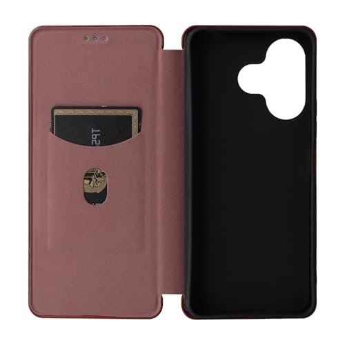 Coque Xiaomi Redmi 13 4G marron texture fibre de carbone chic - 4