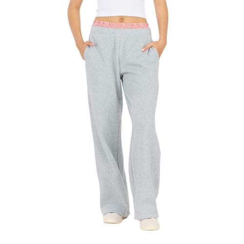 Jogging en polaire à jambes larges Forever 21 pour femme