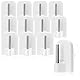 com-four® 12x selbstklebende Gardinenhaken für Gardinenstangen, Vitragestangen Zubehör Sets - Klebehaken für Fenster, Fensterhaken - weiß