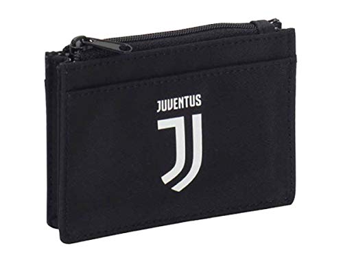 Preisvergleich Produktbild Seven Juventus Zipper Coin Münzbörse, 11 cm, Schwarz (899)
