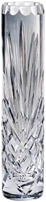 Barski - Hand Cut - Mouth Blown - Crystal - Bud Vase - 8" Height - Made in Europe