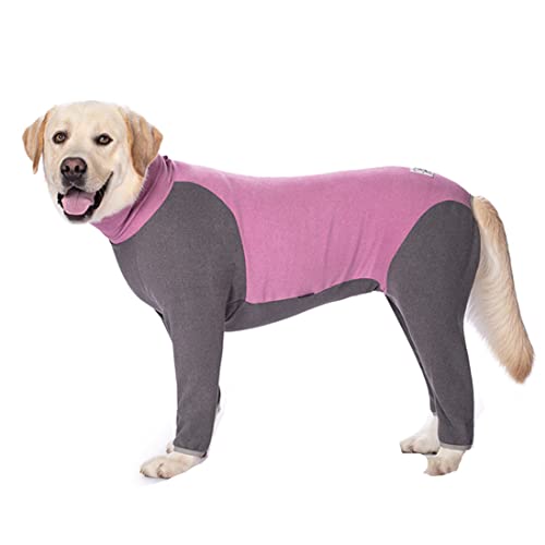 ICOUCHI 犬のパジャマ ロンパース つなぎ 春秋冬用 ペット服 カバーオール ドッグウェア パーカー 中型犬 大型犬 洋服 おしゃれ Tシャツ 防寒 保温 部屋着 寝間着 ルームウェア 抜け毛防止 ペット お散歩