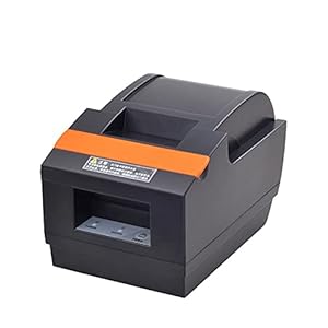 Label Printer 58mm Bluetooth-ontvangstprinter Thermische POS-printers for mobiele telefoon USB Bluetooth-poort for winkel Print eenvoudig exacte hoeveelheden (Color : Lan Port Auto Cut)