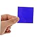 Yardwe 2pcs Cobalt Glass Plates for Flame Color Reaction Demonstration Chemistry Glass for School Labs Heat Resistant Experiment Tool Interactive Learning Accessory