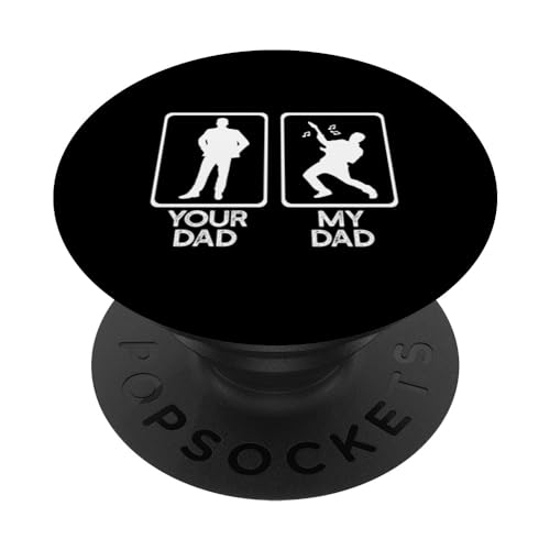 YOUR DAD VS MY DAD Chitarra Musicista Musica Fathers Day Meme PopSockets PopGrip Intercambiabile