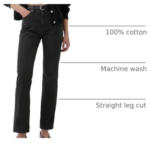 Image of Gap Women's High Rise 90s Slim Straight Denim Jeans