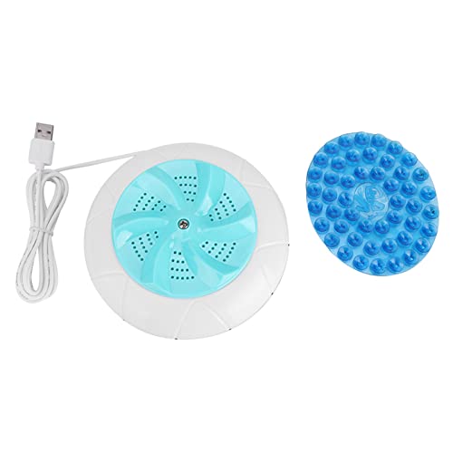 OKJHFD Mini Portable Washing Machine, Mini Turbo Automatic Electric Washing Machine Washer Laundry Household Small Turbo Travel(green)
