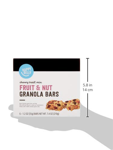 Amazon Fresh ASD295 Amazon Brand - Happy Belly Fruit & Nut Chewy Trail Mix Granola Bars thumb #4