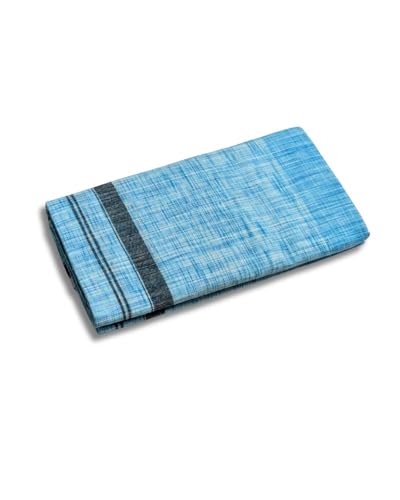 Image of Self Design Lungi & Dhoti for Men (Unstitched)| Lungi for Mens Cotton Blend | 2 Meter | Soft, Lightweight & Breathable Fabric | Ethnic Wear for Daily Use