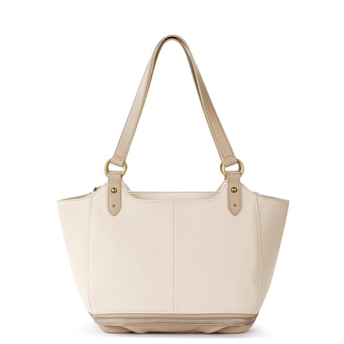 Image of The Sak Bolinas Leather Satchel - Spacious Shoulder Bag with Zip Closure