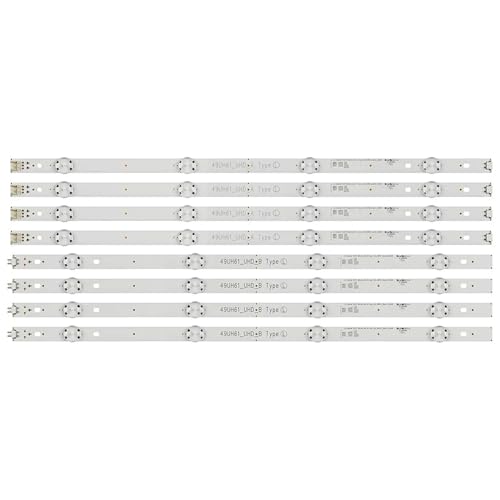 HUTBUVEAW Lampe de Bande de rétro-éclairage TV LED for LG 49UH610V 49UH61_UHD_A/B LG Innotek 15.5Y 49 Pouces 49UH61_UHD_A/B Type_Rev0.1_160118