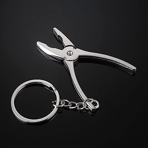 Image of Mini Portable Hand Tool Keychain Adjustable Key Spanner Wrench Universal Chain Universal For Gift. (Mini Wrench+Mini Wire Stripper)